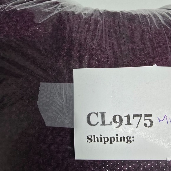 Margaret Winters Cowl Neck Sweater Womens XS Purple Cozy Textured Knit Layer - Picture 13 of 13